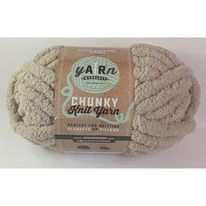 Lion Brand Yarns Chunky Knit Yarn-Linen-New